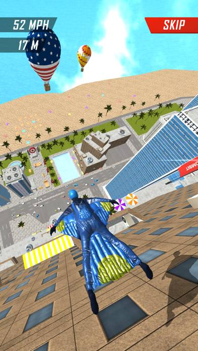 Base Jump Wing Suit Flying Captura de pantalla de la aplicación #5