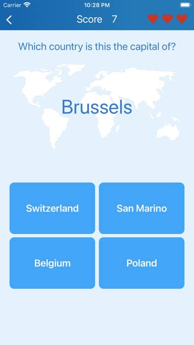 Countries of Europe Captura de pantalla de la aplicación #4