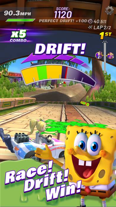 Nickelodeon Kart Racers Game Скриншот приложения #1