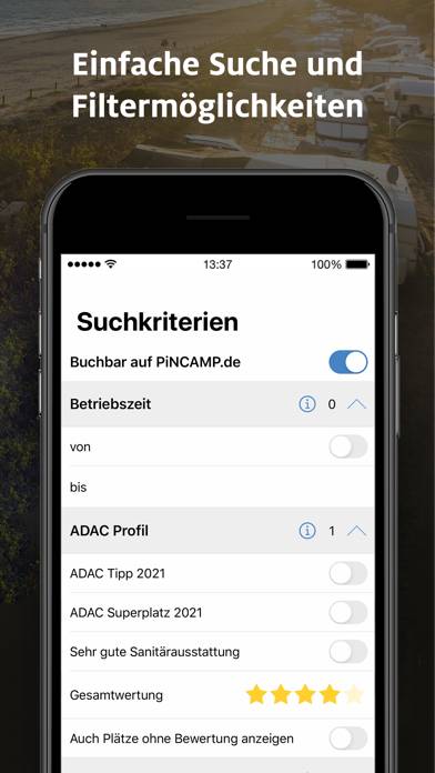 ADAC Camping / Stellplatz 2021 App-Screenshot #5