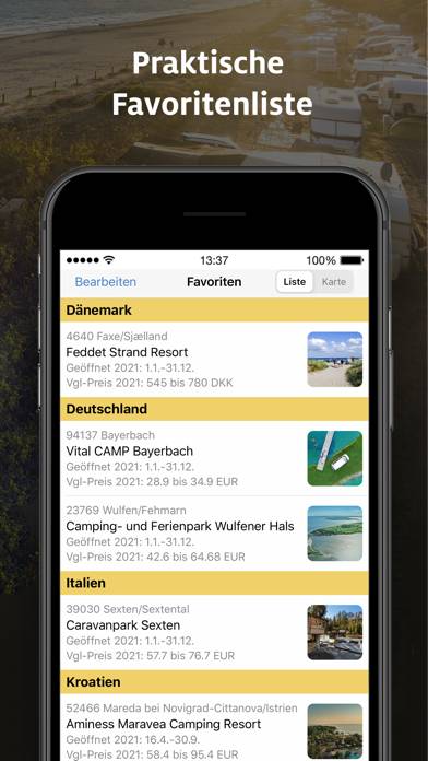 ADAC Camping / Stellplatz 2021 App-Screenshot #6
