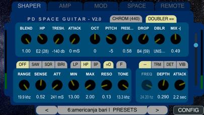 PD Space Guitar Synthesizer 2 Schermata dell'app #5
