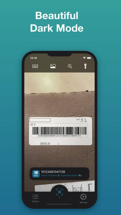 Pretty GS1 Barcode Scanner Schermata dell'app #5