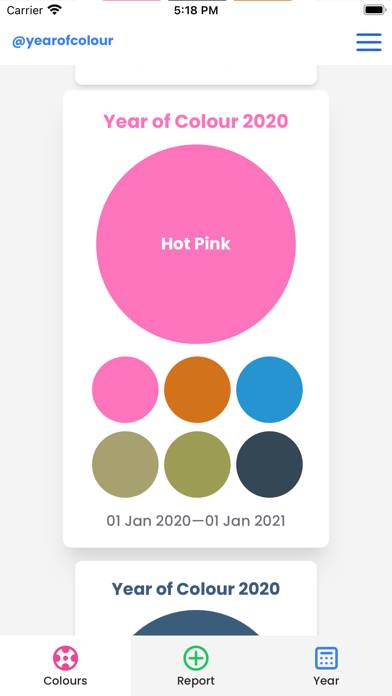 Year of Color App screenshot #2