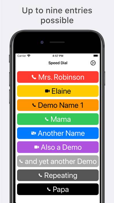 Speed Dial Easy App-Screenshot #1