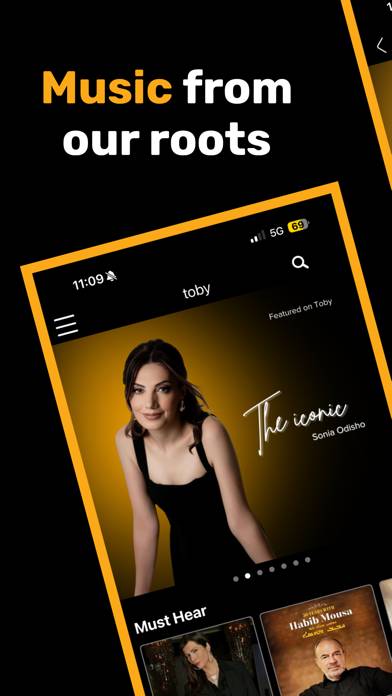 Toby.Audio App skärmdump