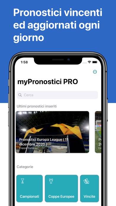 MyPronostici PRO App screenshot #1