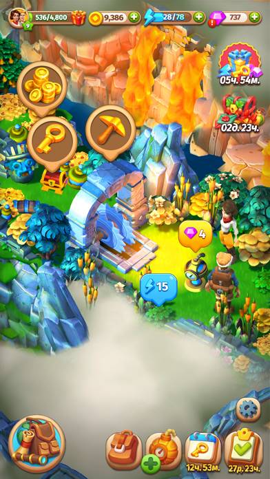 Fablewood: Island Adventure skärmdump av spelet