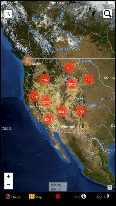 BLM Public Lands Map Guide USA capture d'écran