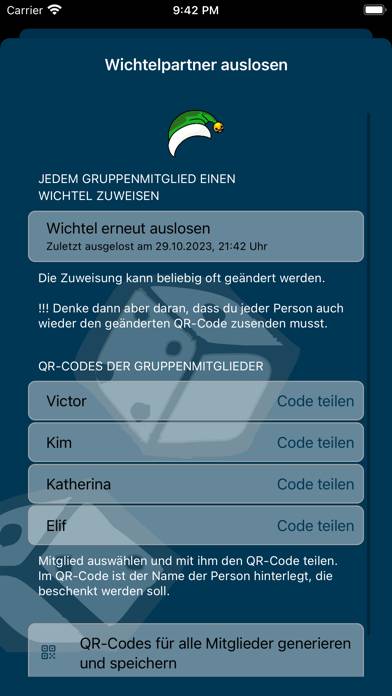 Wichtel App Wichtelmeister Pro App-Screenshot #6