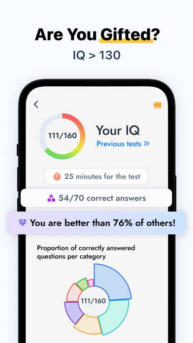 IQ Test Captura de pantalla de la aplicación #3