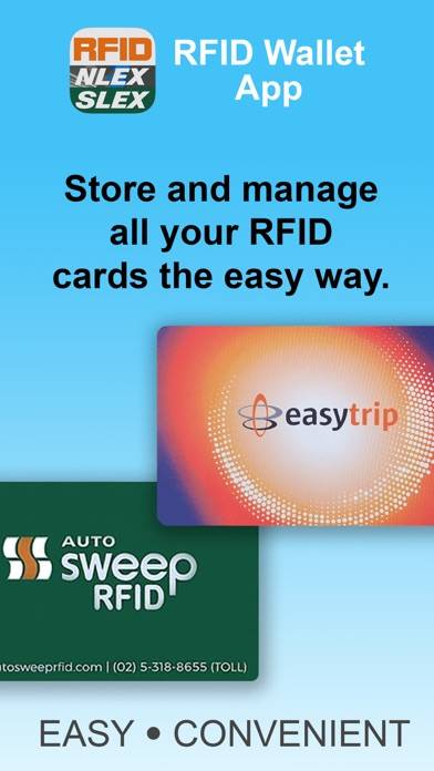 RFID Wallet EasyTrip AutoSweep capture d'écran
