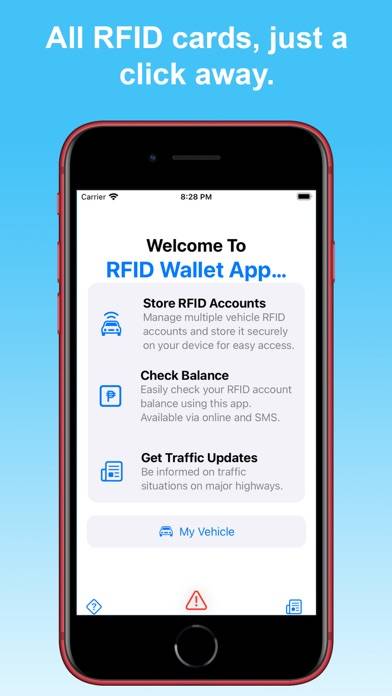 RFID Wallet EasyTrip AutoSweep Capture d'écran de l'application #4