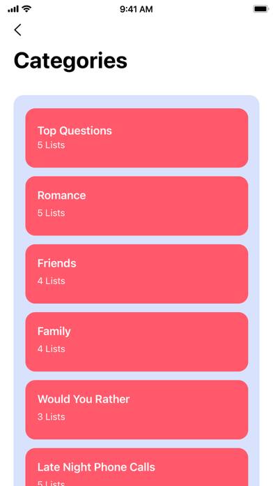 Questions Game App screenshot #2