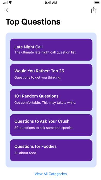 Questions Game App screenshot #3