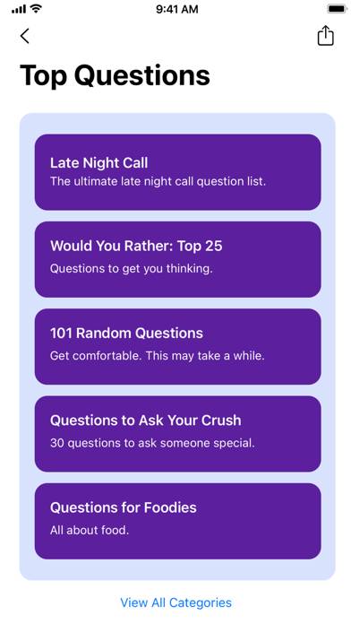 Questions Game game screenshot