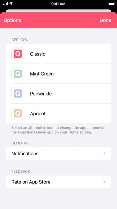 Questions Game App screenshot #4