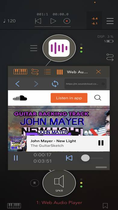 Web Audio Player Captura de pantalla de la aplicación #1