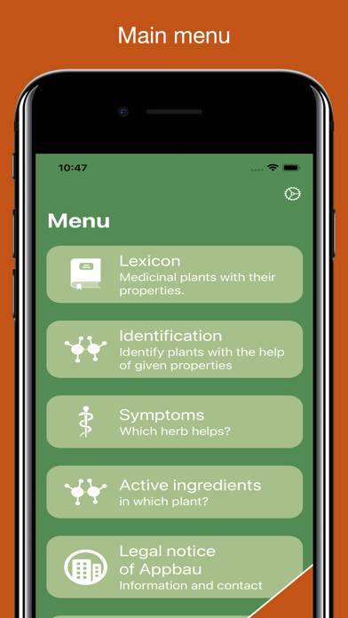 Medicinal plants lexicon App screenshot #2
