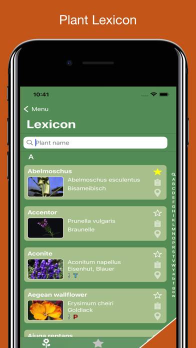Medicinal plants lexicon App screenshot #3