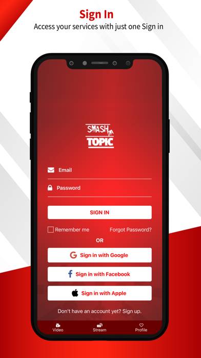 Smash Da Topic App screenshot