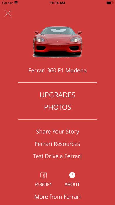 360 F1 Modena App screenshot