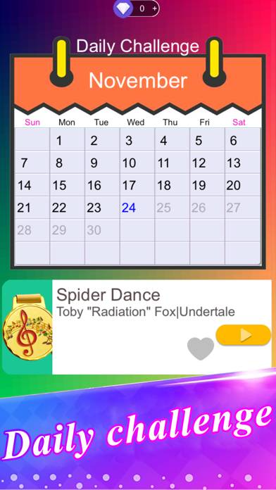 Rhythm Tiles 3:PvP Piano Games Captura de pantalla de la aplicación #4