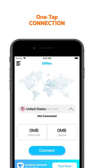 VPN plus Proxy For iPhone Captura de pantalla de la aplicación #1