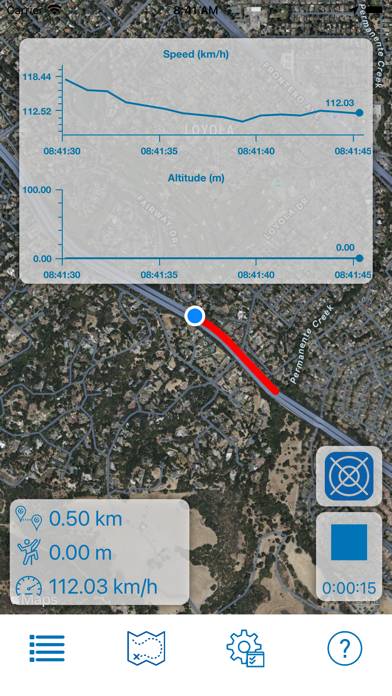 GeoTracker Pro captura de pantalla