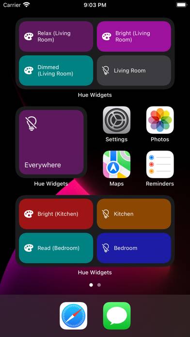 Hue Widgets immagine dello schermo