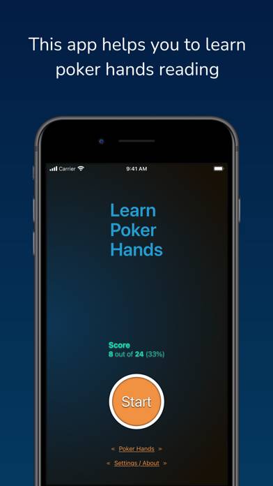 Learn Poker Hands Capture d'écran de l'application #5
