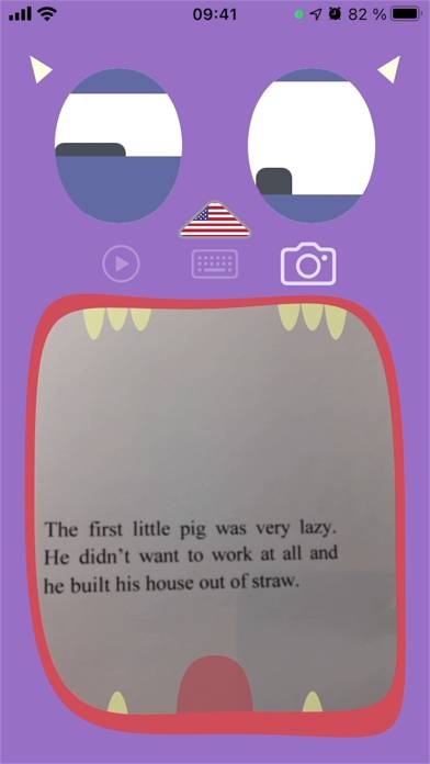 Monster reader for kid toddler Capture d'écran de l'application #1