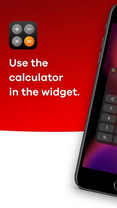 Calculator Widget Captura de pantalla de la aplicación #1