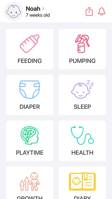 Newborn Tracker Baby App Adamo Uygulama ekran görüntüsü #1