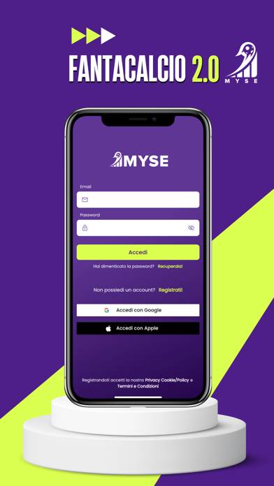 Myse: My Sport Exchange Schermata dell'app #1