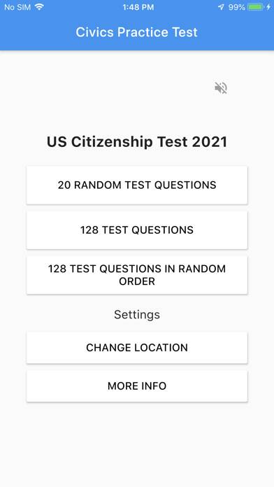 U.S. Citizenship Test Audio App screenshot #1