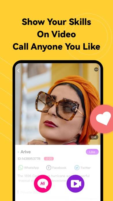 Hawa:Video Chat,Dating,Meet Capture d'écran de l'application #3