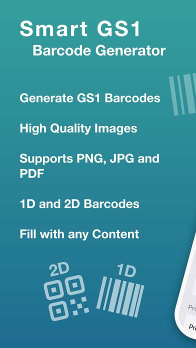 Smart GS1 Barcode Generator Captura de pantalla de la aplicación #1