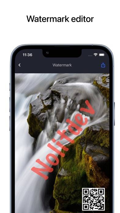 Watermark Capture d'écran de l'application