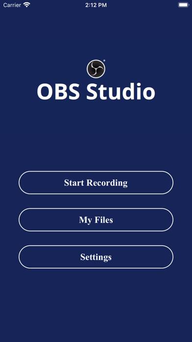 OBS Studio Recording Schermata dell'app #1