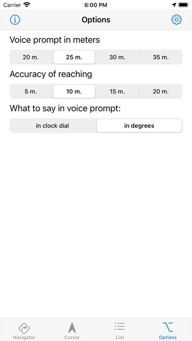 Forest voice navigator App screenshot