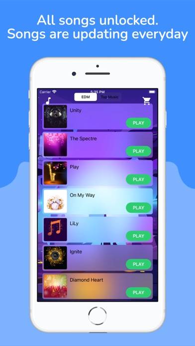 Beat Fire: Music EDM Game 2021 Captura de pantalla de la aplicación #4