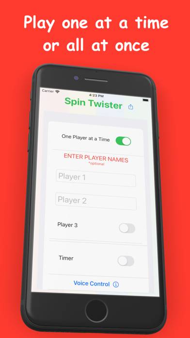 Spin Twister Captura de pantalla de la aplicación #1