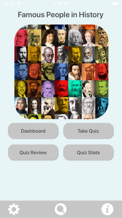 Historical Famous People Quiz skärmdump