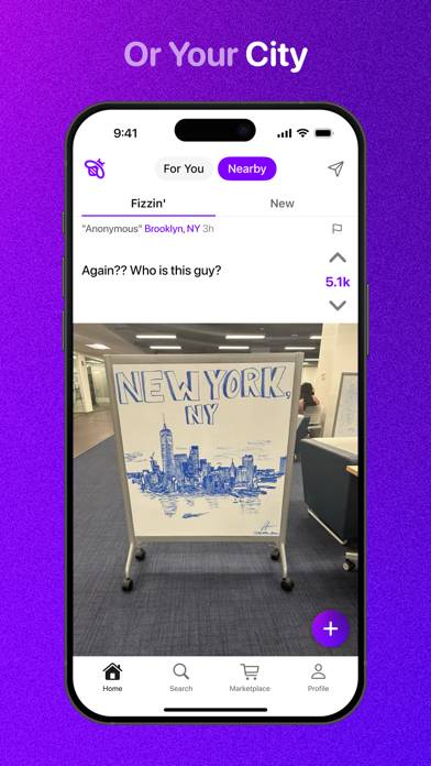 Fizz: Your Authentic Community App screenshot