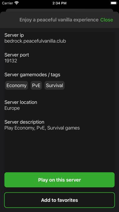 MC Server Connector App screenshot #4