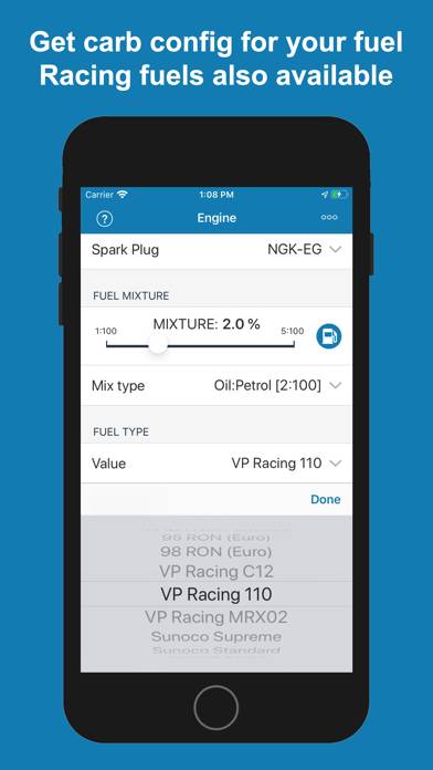 Jetting Sherco 2T Moto Bikes App screenshot #4
