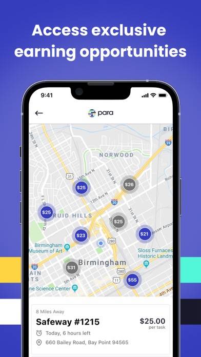 Para – Gig Drivers Earn More App screenshot