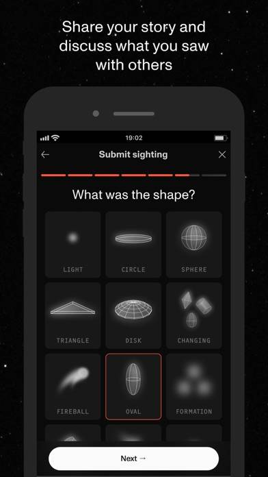 Enigma  UFO & UAP Sightings App skärmdump #4