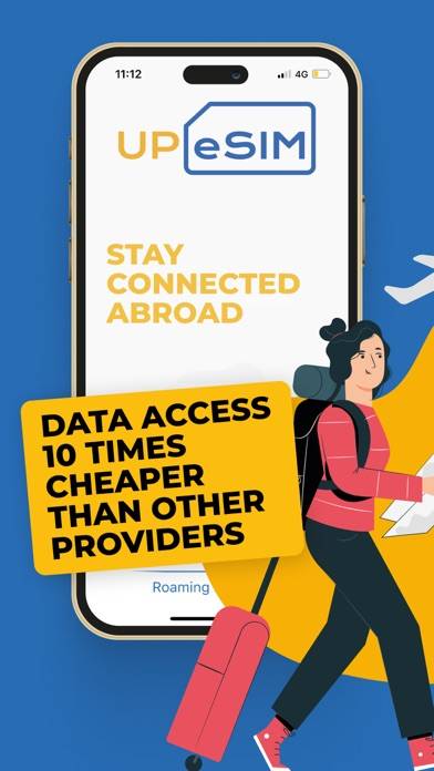UPeSIM: eSIM internationale capture d'écran